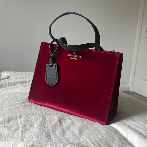 kate spade | Bags | Unused Kate Spade Pink Velvet Bag | Poshmark
